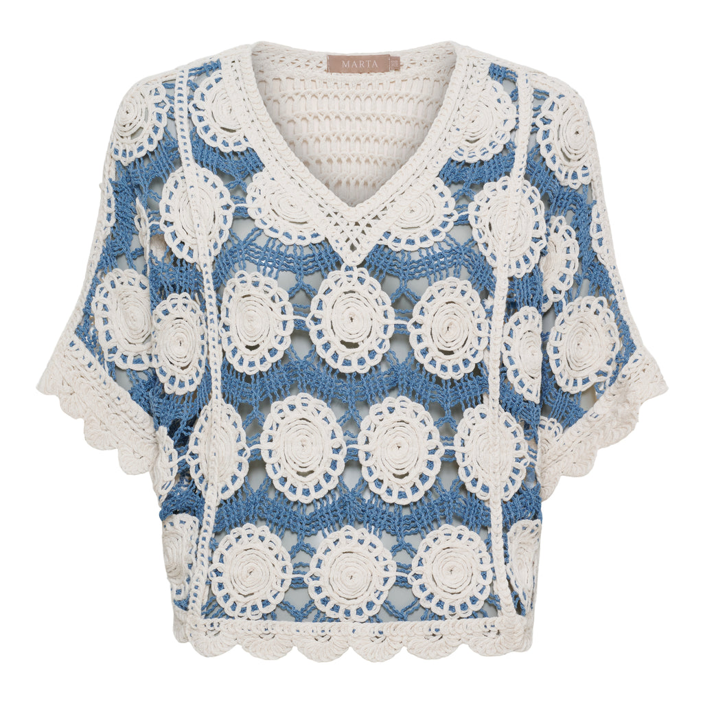 Mikaela Blus – Luftig blus i Bohemisk Stil