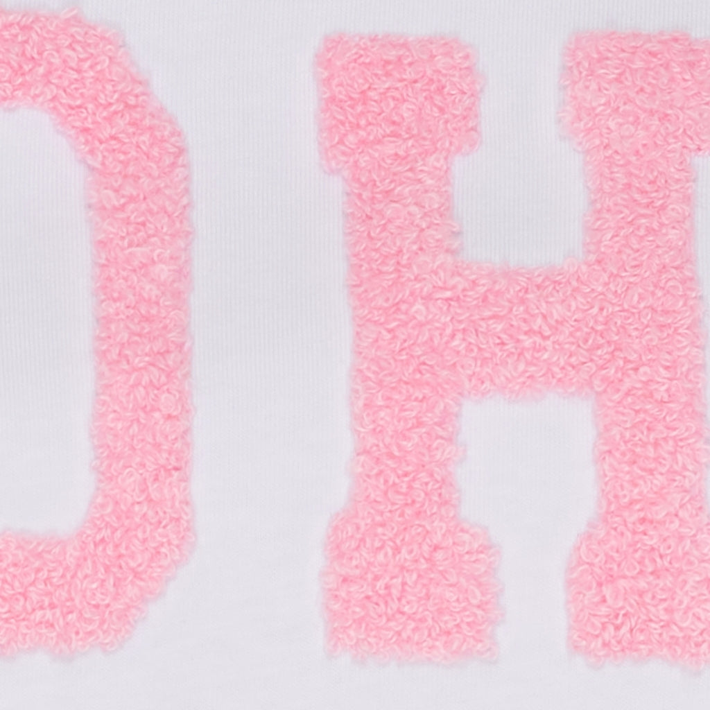 SOHO T-shirt - Vit med Rosa Text