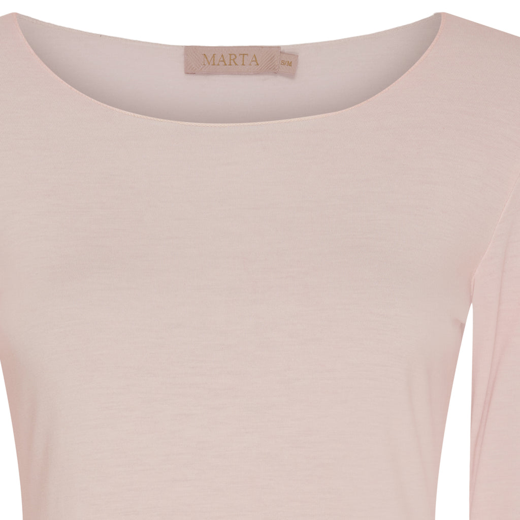 Långärmad T-shirt med Spets - Cipria Viskos