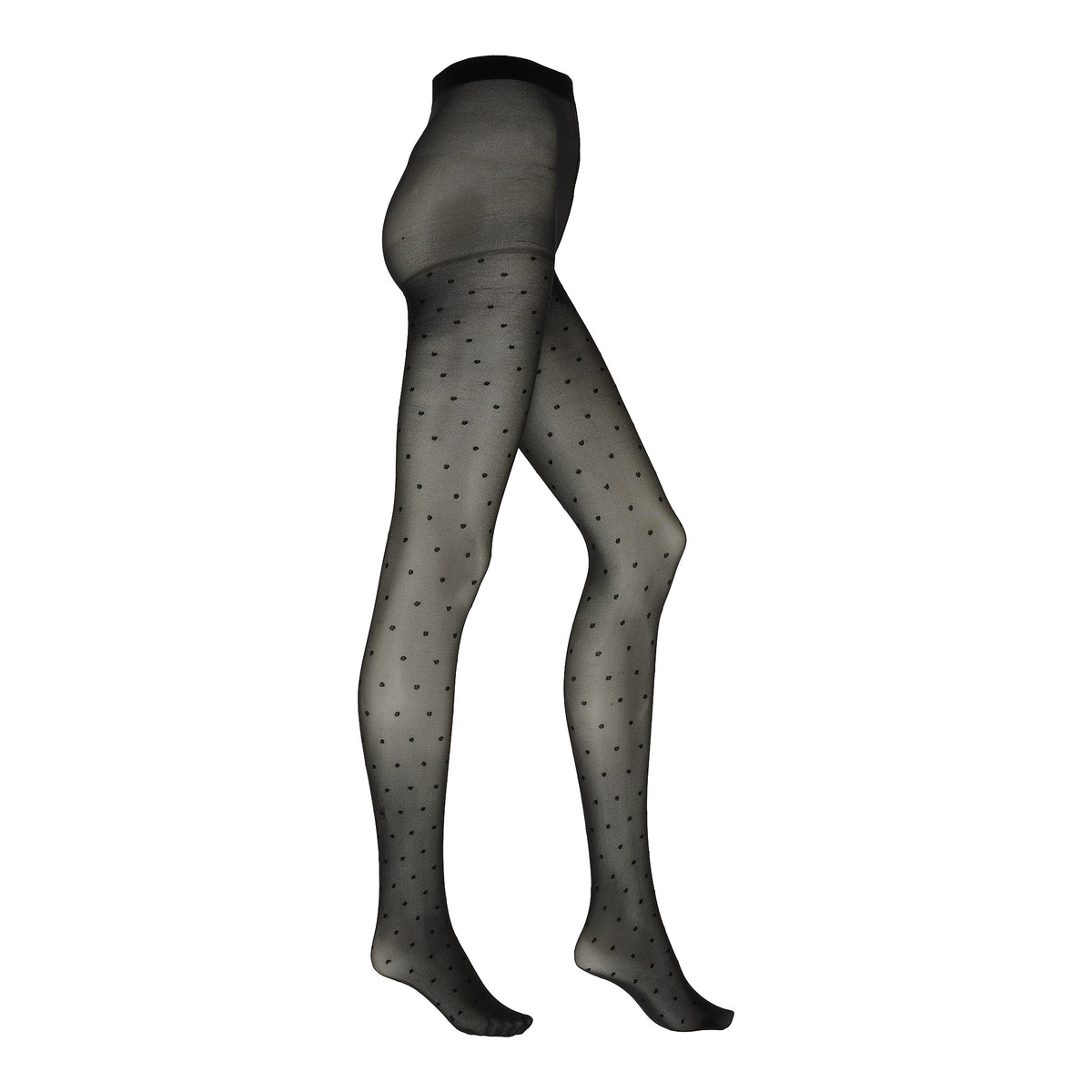 Marta du Chateau – svarta prickiga strumpbyxor 20 DEN, 2-pack
