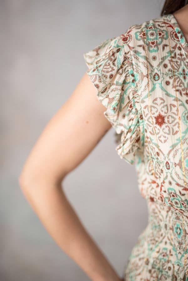 LÅNGKLÄNNING CARLOTA GRÖN