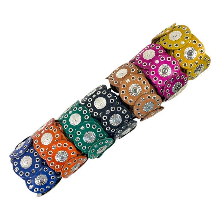 Handgjord läderbälte Brun