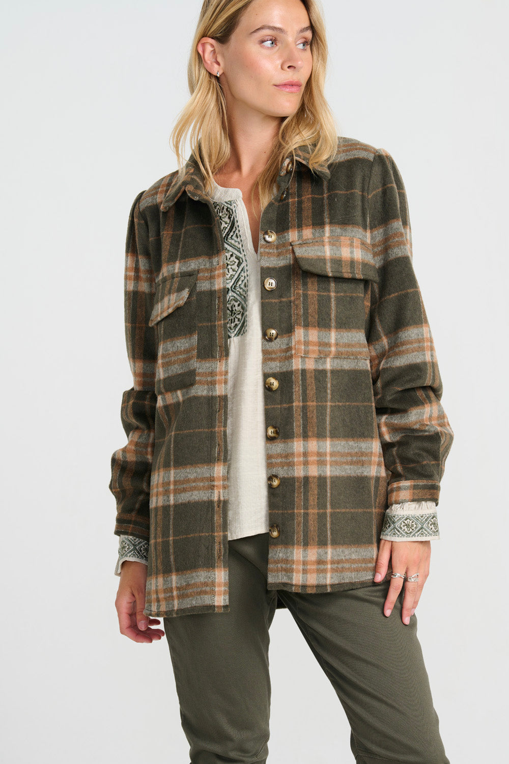 Columbine Shirt - Costamani - Royal Jacket