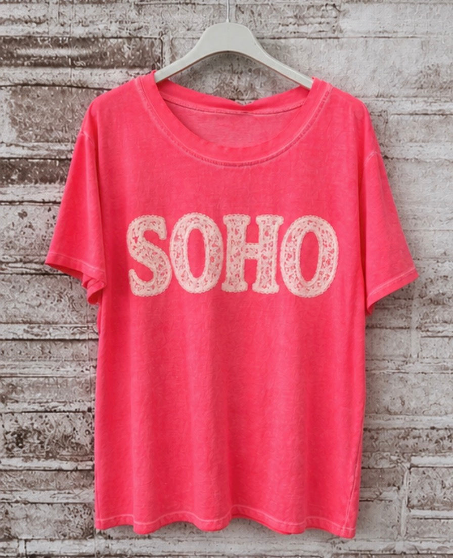 Belina SOHO T-shirt – Korall | Marta du Chateau