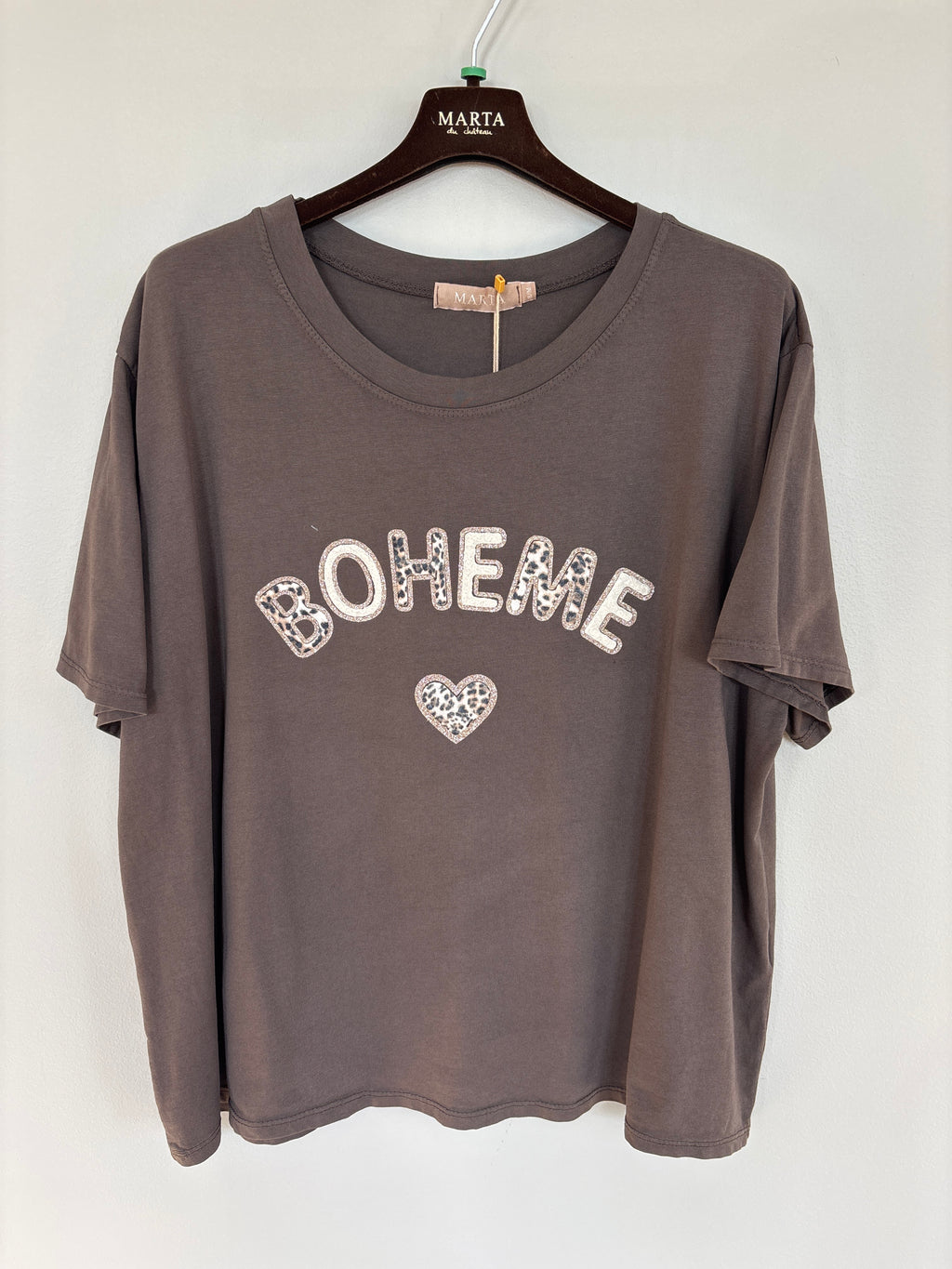 Luana T-shirt – Boheme Mocha Leopard Print