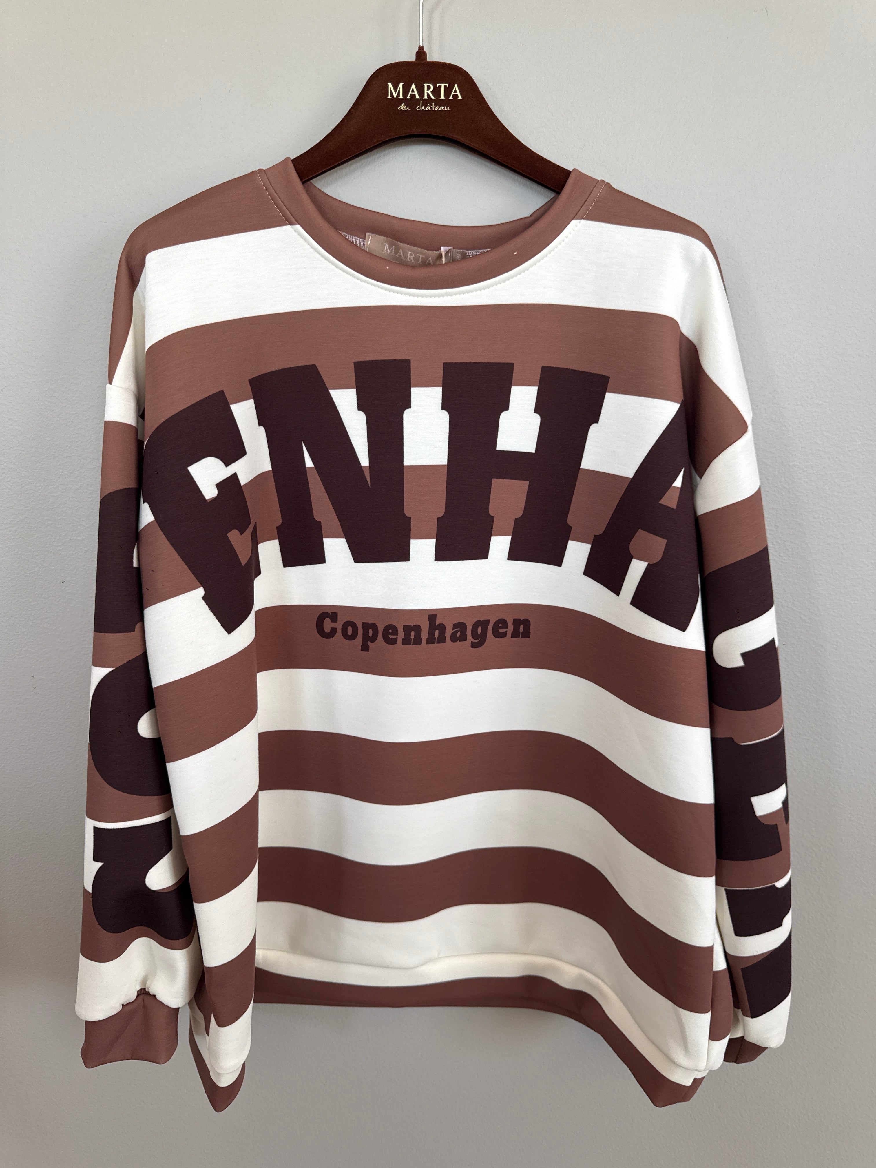 Nerina Sweatshirt – Copenhagen Randig