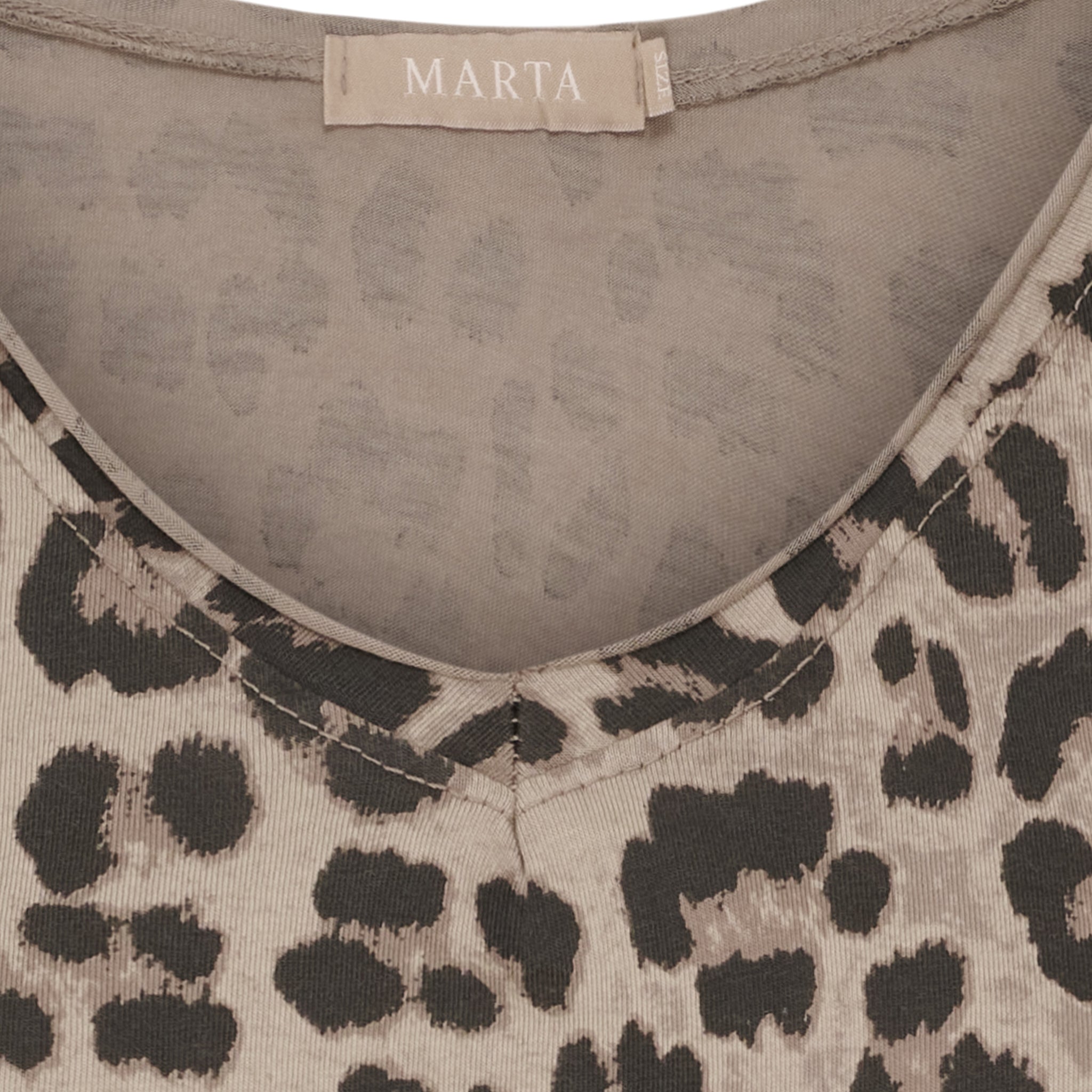 Mdc Harper - Topp - Leopard- Beige