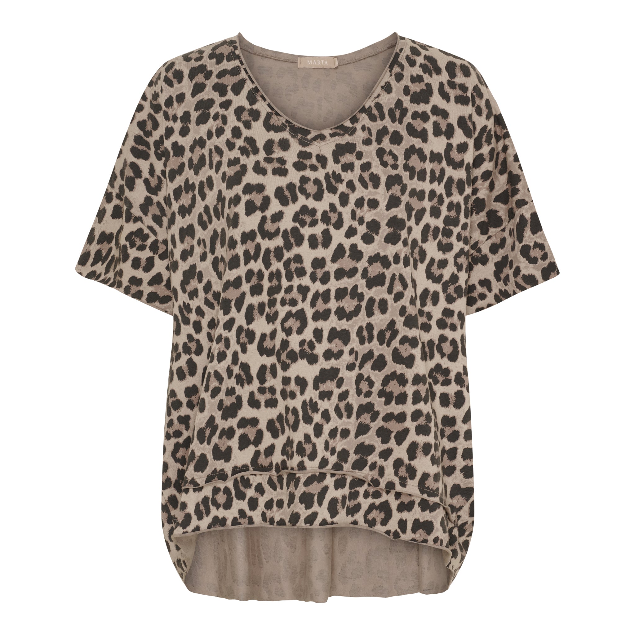 Mdc Harper - Topp - Leopard- Beige