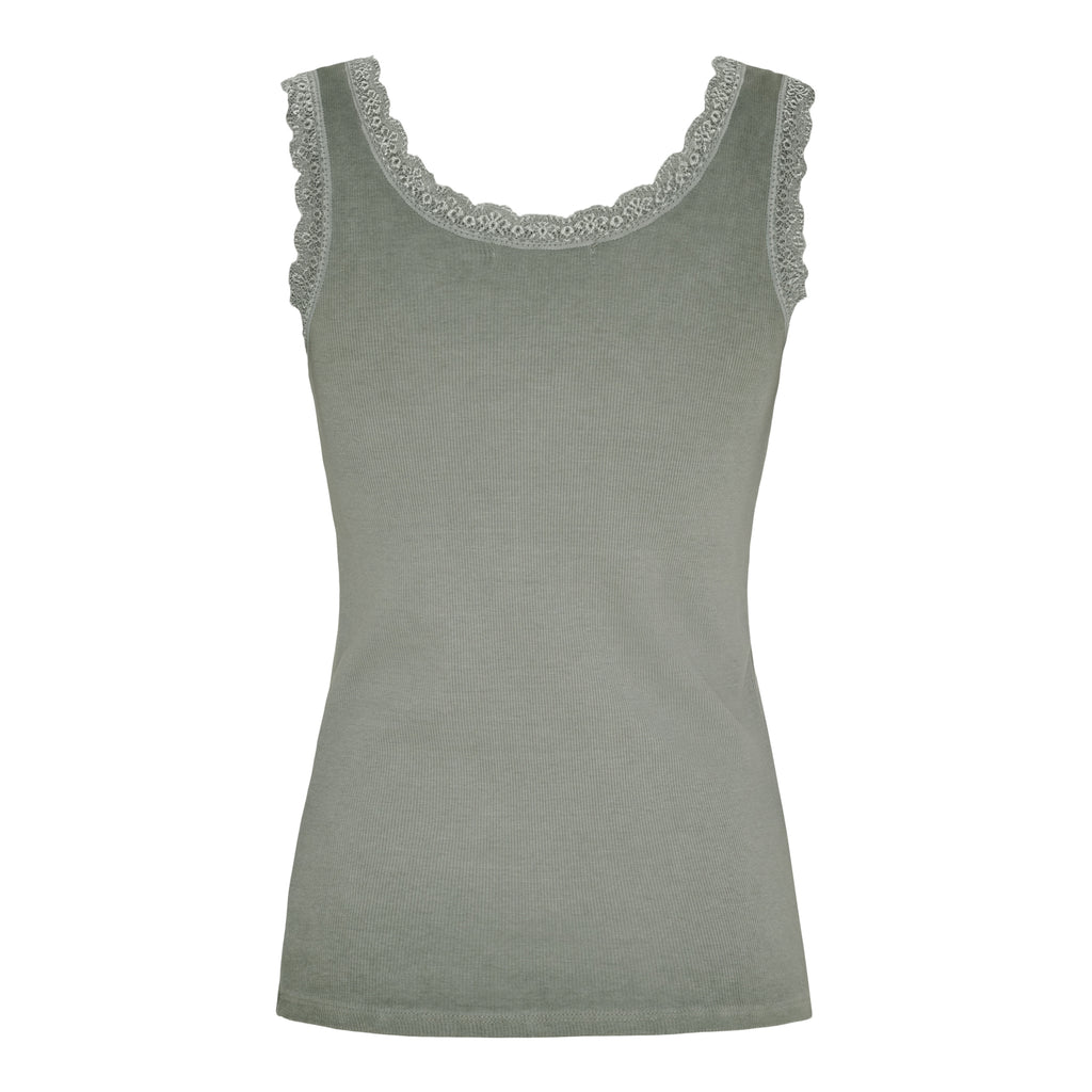 Angeline Military Top - Bomull & Elastan