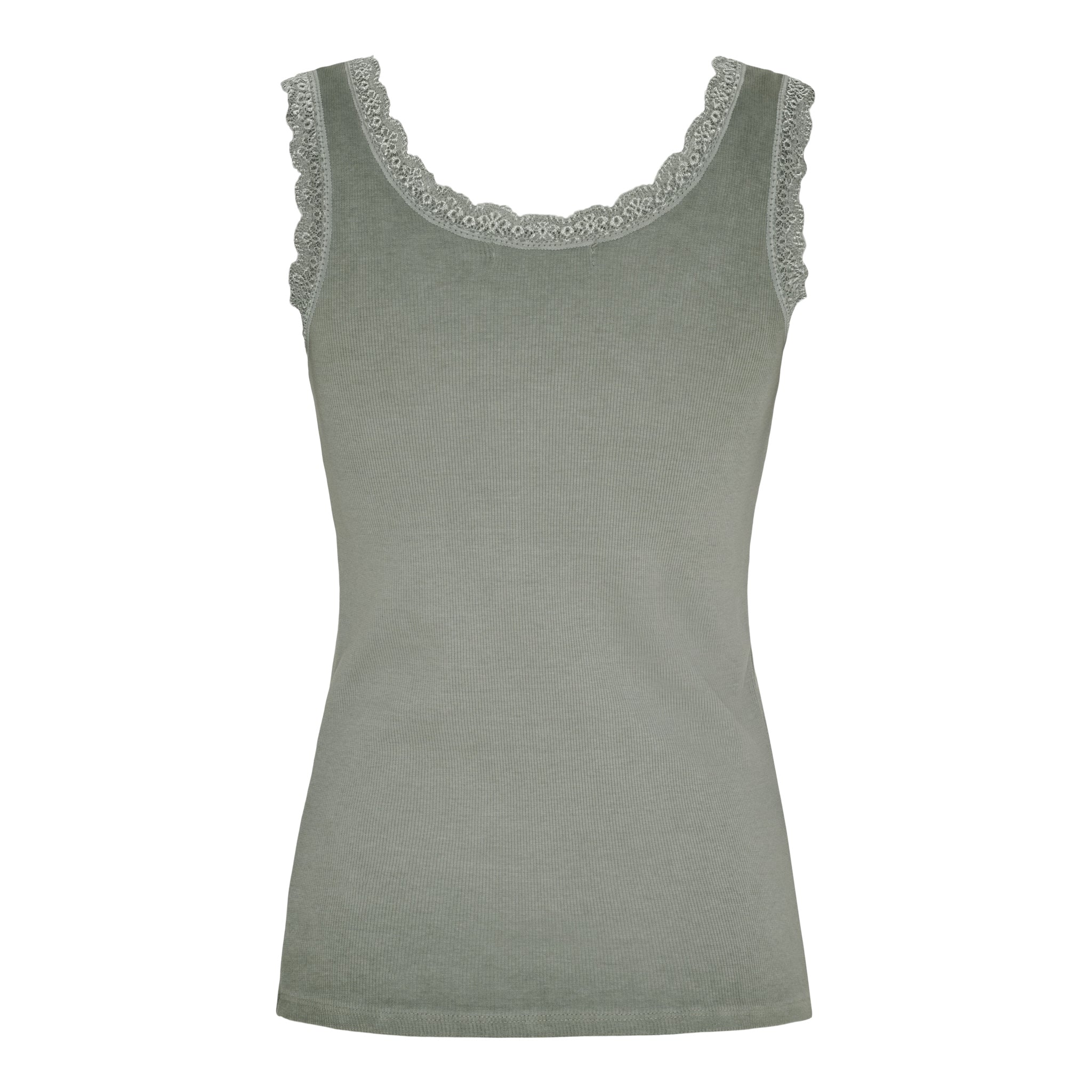 Angeline Military Top - Bomull & Elastan