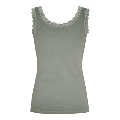 Angeline Military Top - Bomull & Elastan
