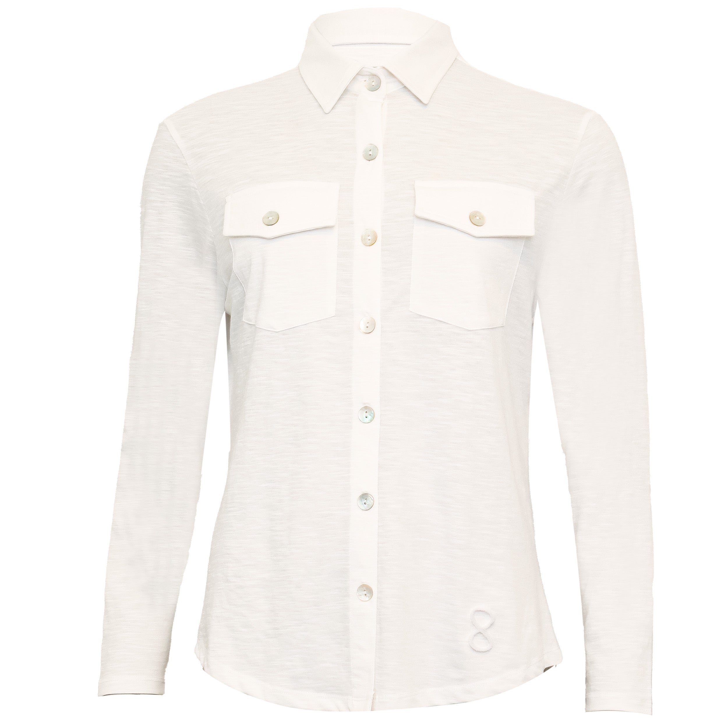 Costamani - Logo basic Shirt - Orange - Vit