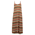 Belis Strap Dress Coral Missioni - Maxiklänning Costamani