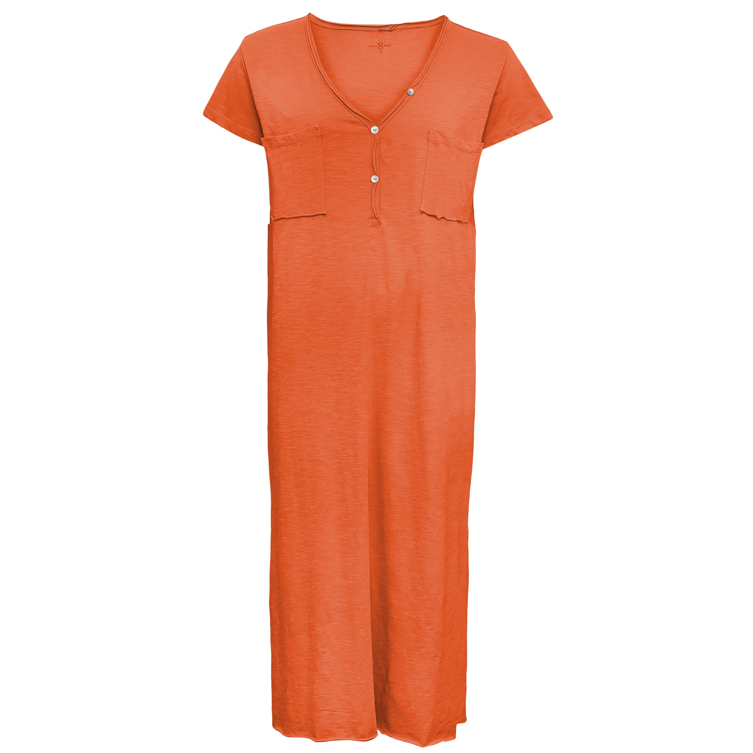 Costamani Pocket Dress - Black - Coral