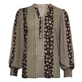 Aura Mix Shirt Chiffong - Elegant Blus Costamani