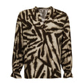 Smith Blouse Army Mix - Elegant Blus V-hals Costamani