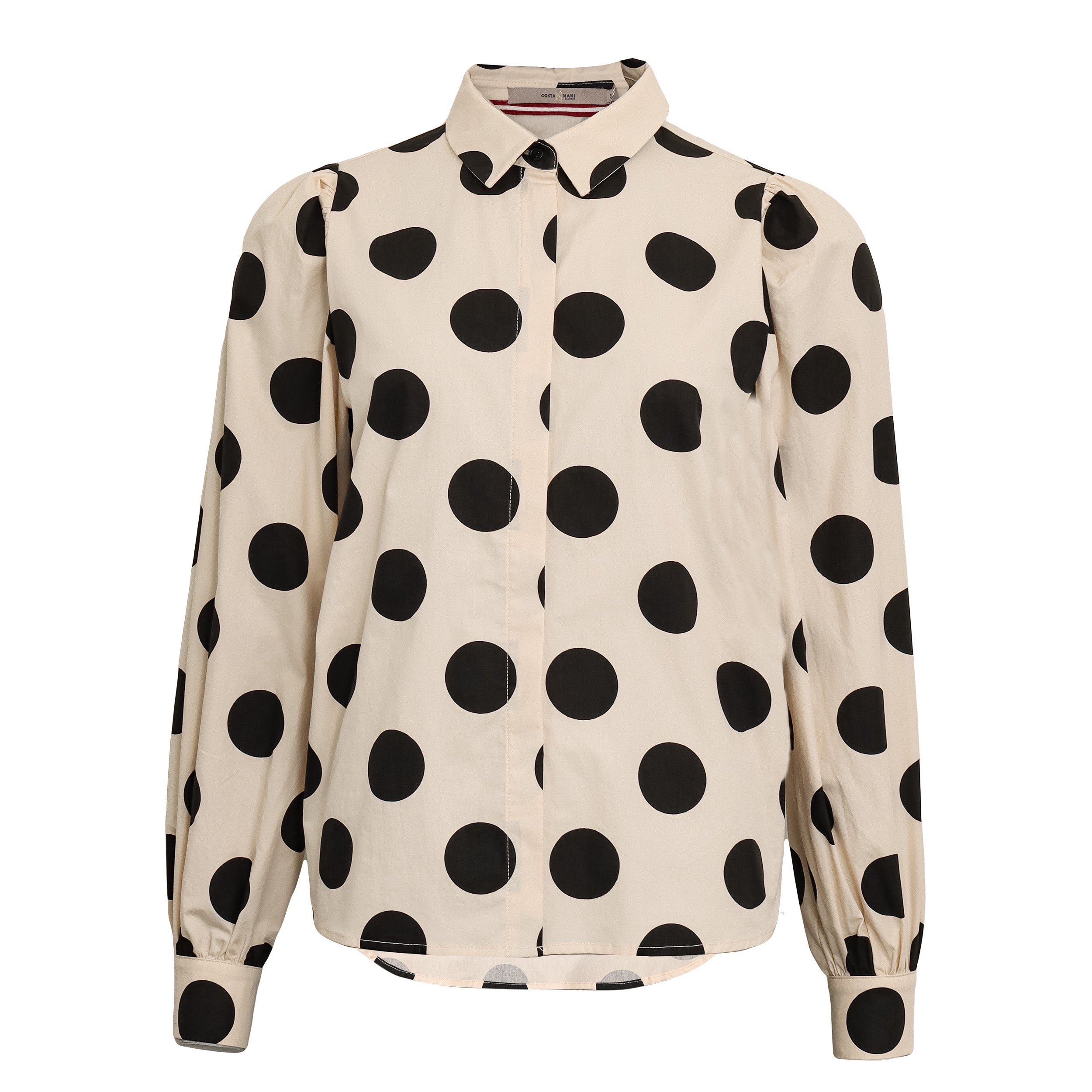 Dot blouse - svart vit - Costamani