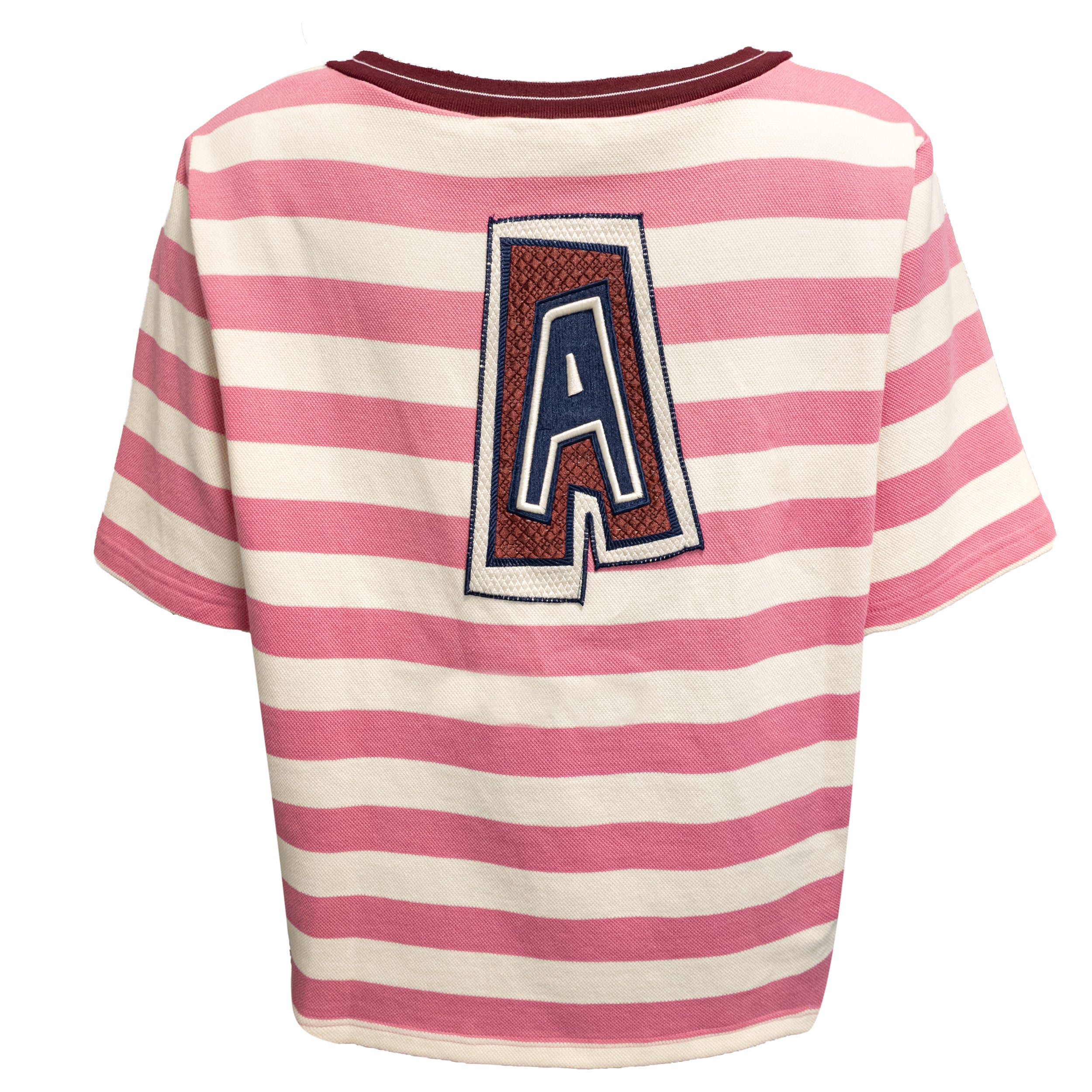 Høilund Stripe Tee - rosa - randig