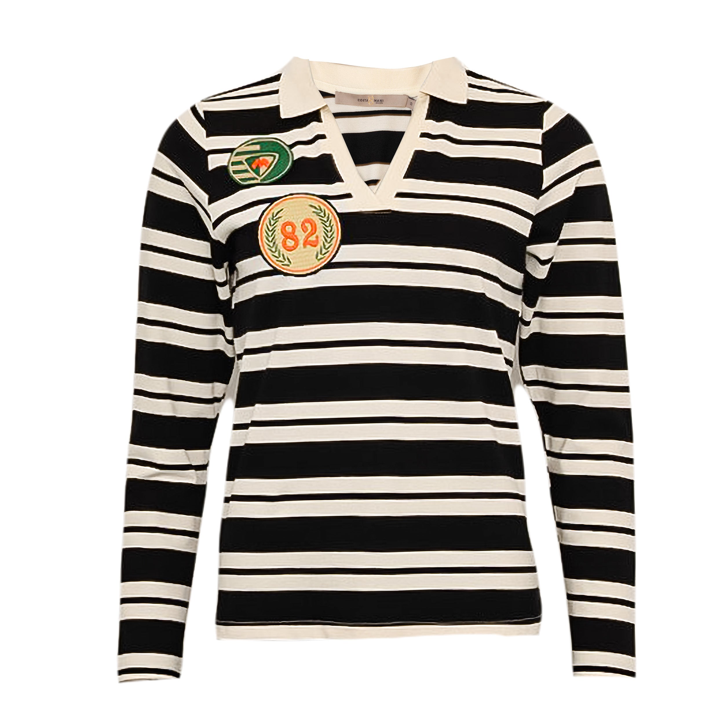 Bendtner Stripe Polo - Black Stripe