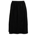 Washington Skirt Coated Svart - Läderlook Kjol Costamani
