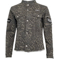 Foxy Denim Jacket Leopard - Jeansjacka Badges Costamani