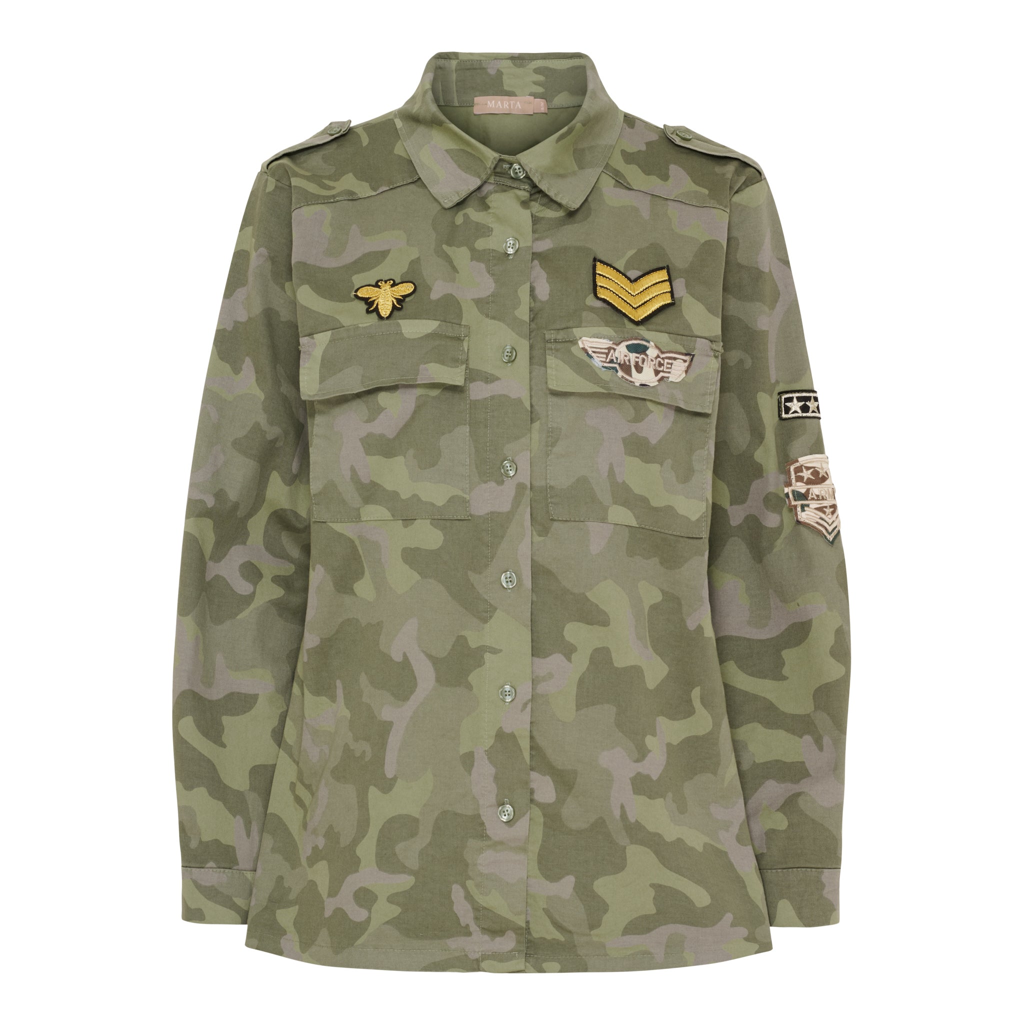 Mdc Millie Cargo skjorta/jacka - Camo - Marta du Chateau
