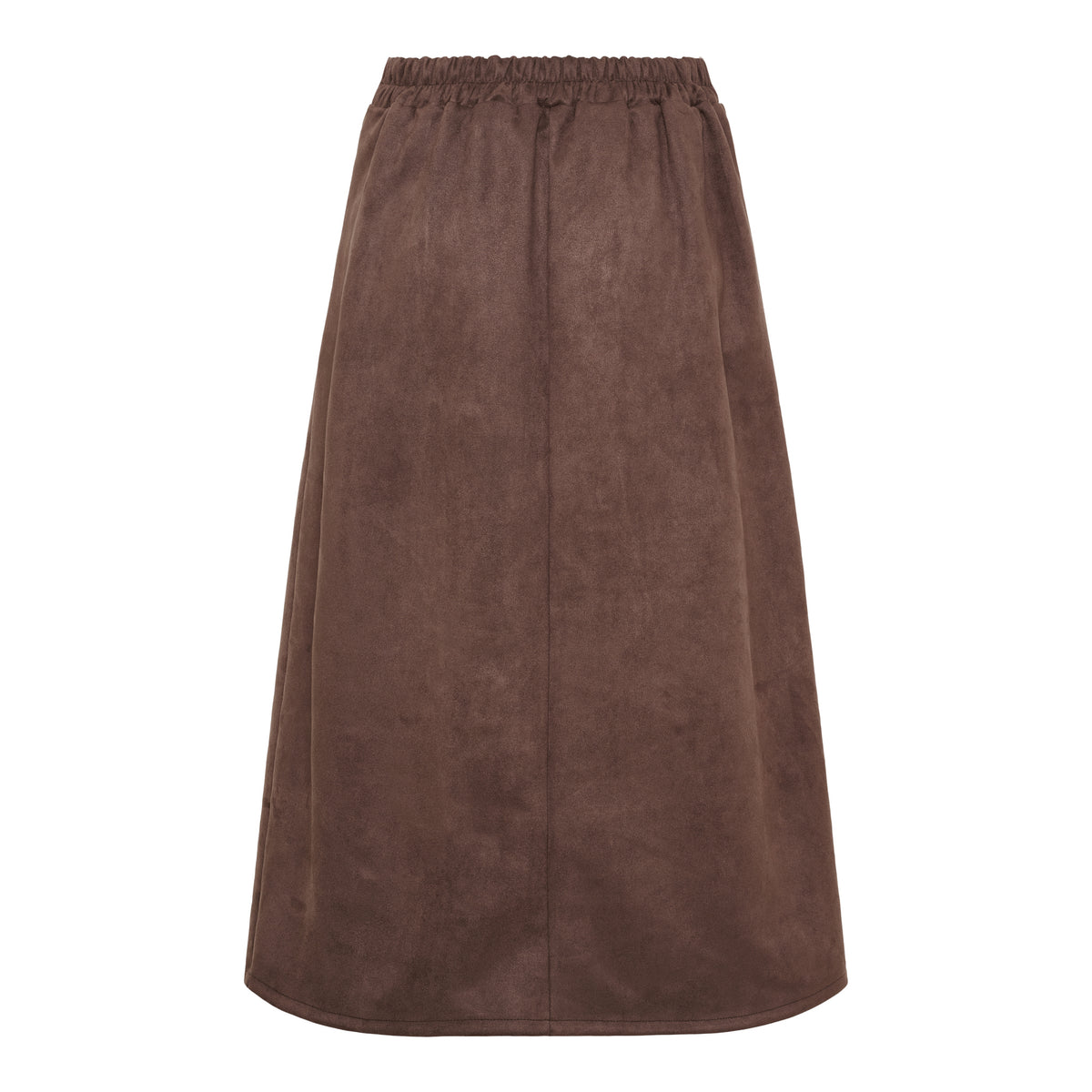 Nandina – brun midikjol i mockalook - Marta du Chateau