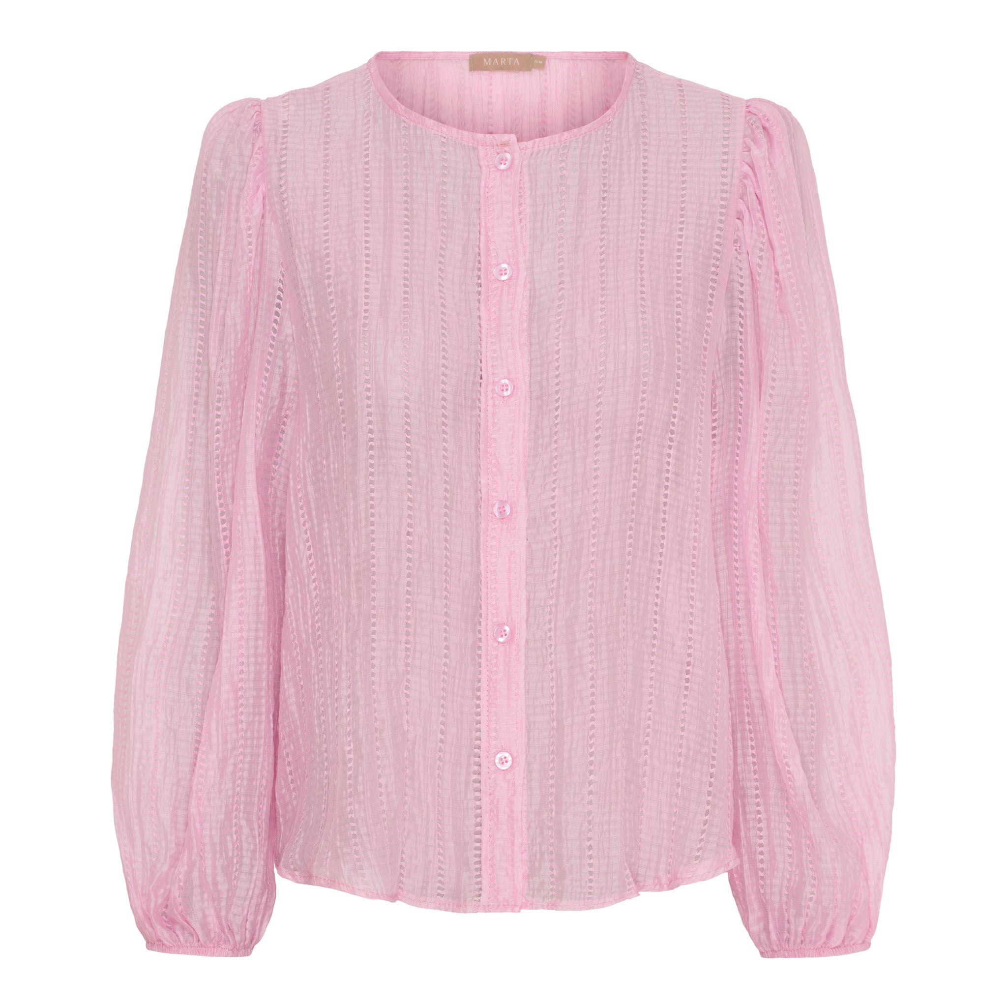 Roselle Shirt Rosa - Tencel & Nylon