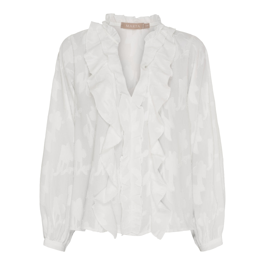 Elea Shirt - Elegant Bohemisk Skjorta Marta du Chateau