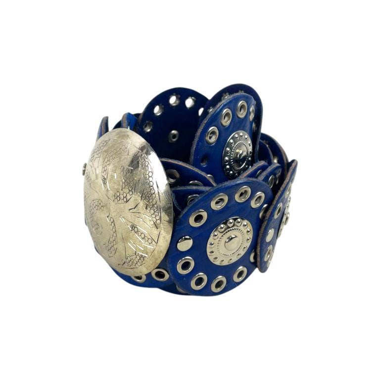 Handgjord läderbälte Brun