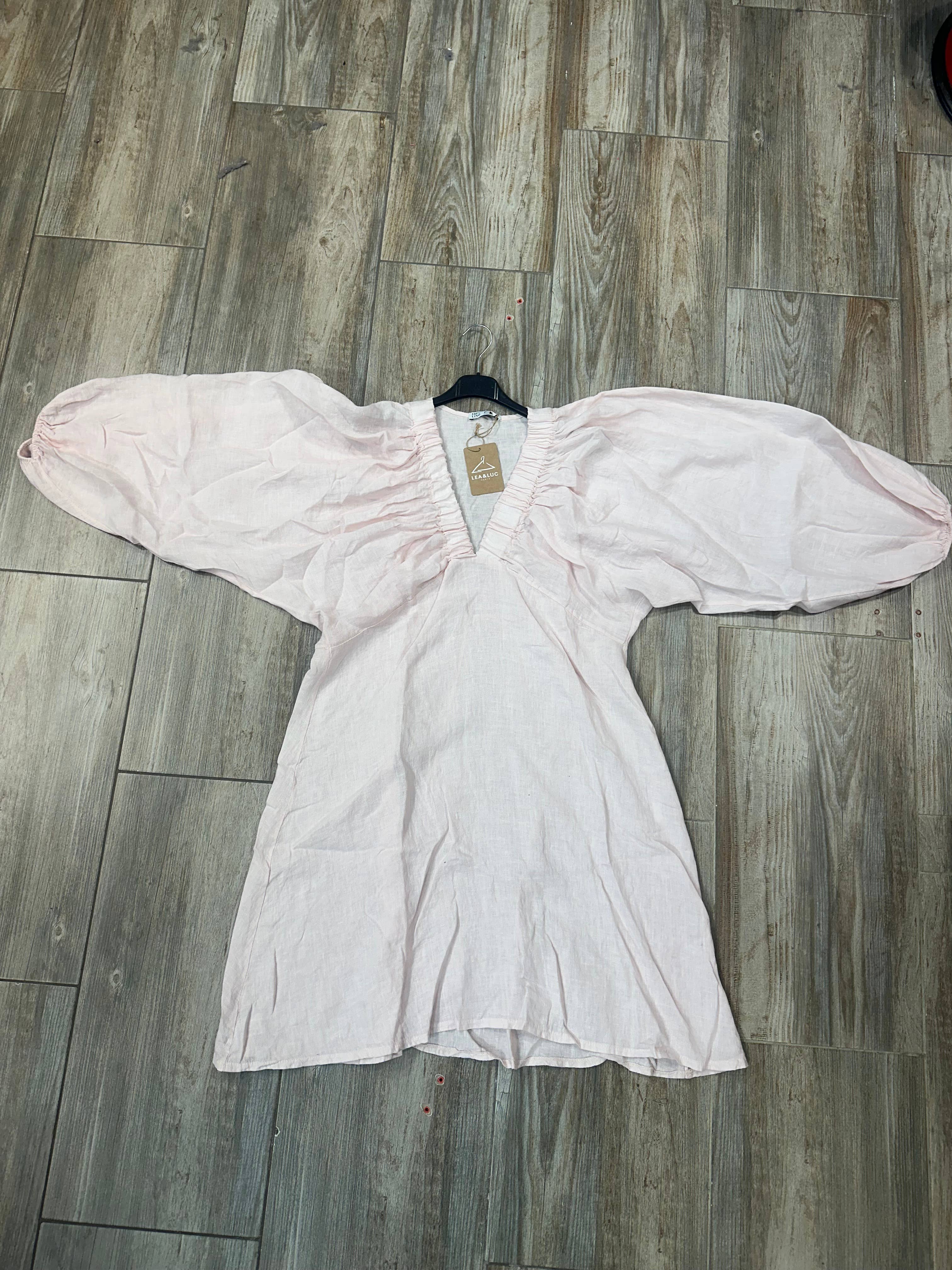 Elva linen dress 100% linne REF.- Vit