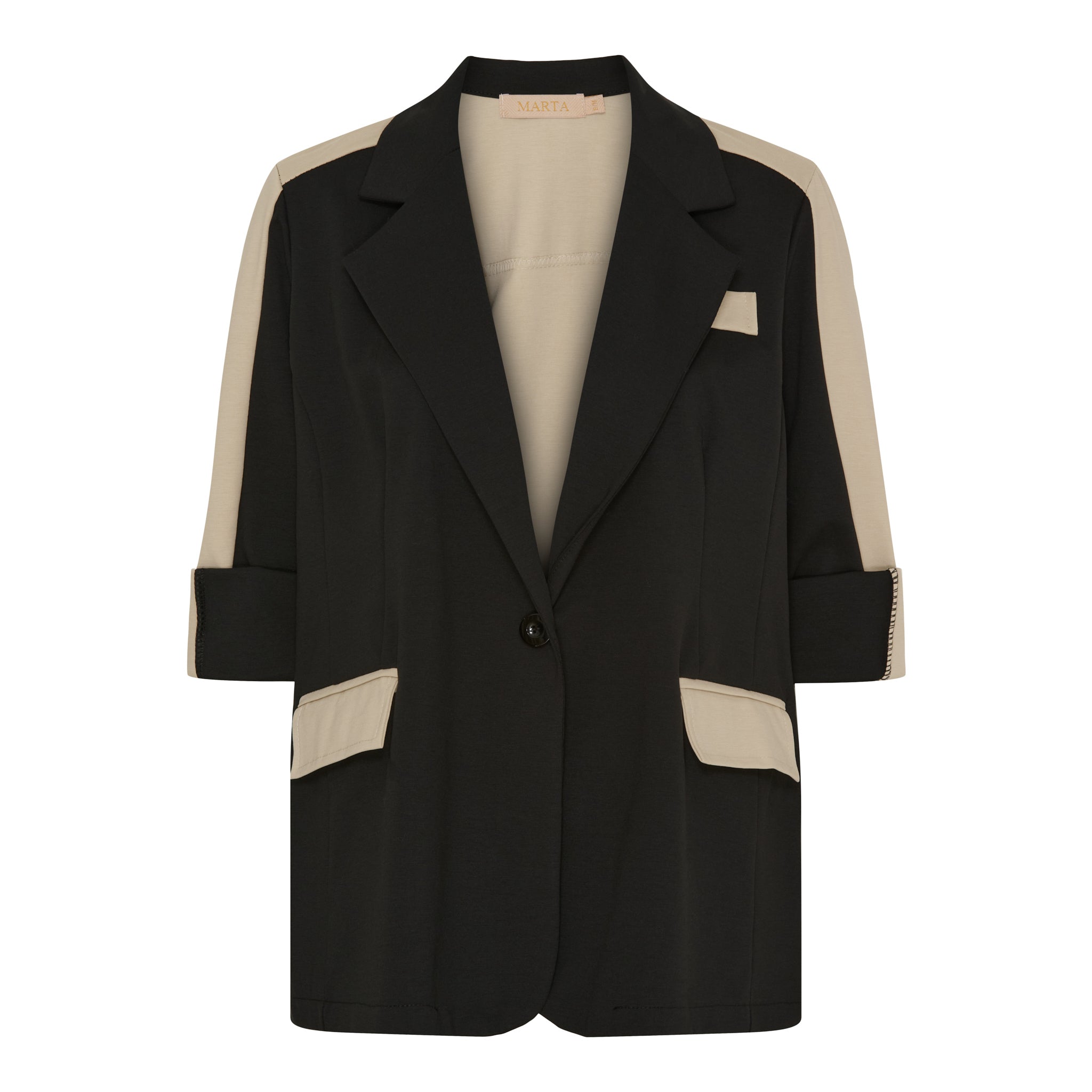Mdc Madelina Black- Beige Blazer
