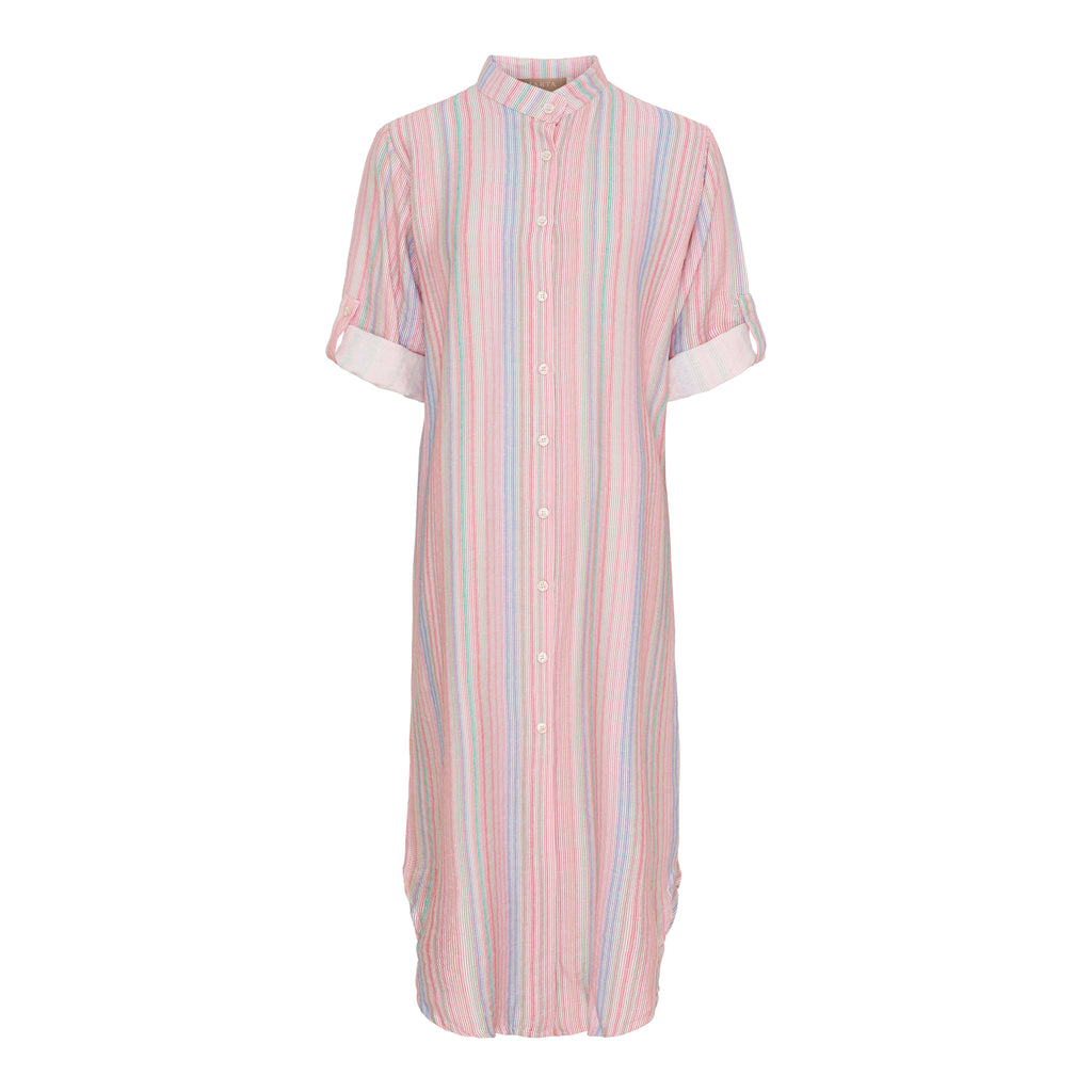 Skjortklänning i randig pastell - Marta du Chateau