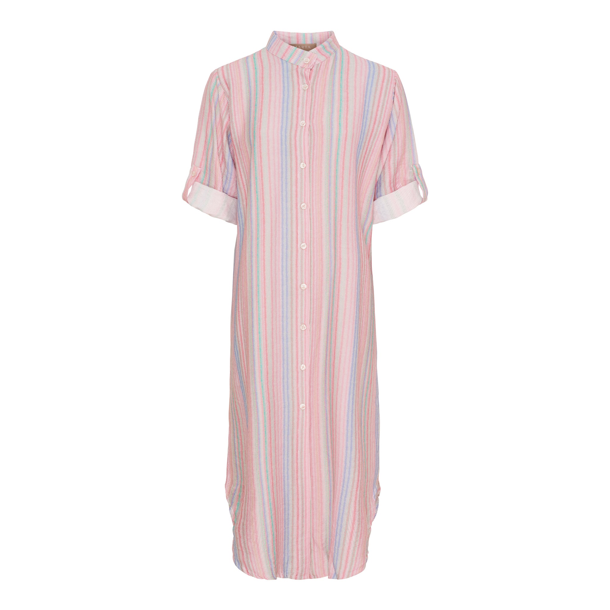 Skjortklänning i randig pastell - Marta du Chateau
