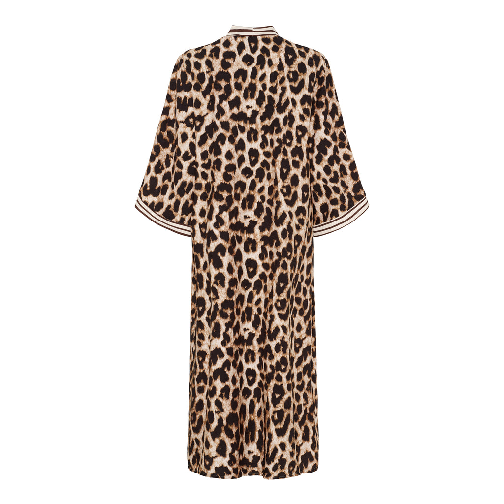 Stefania - Klänning - Leopard - Brun