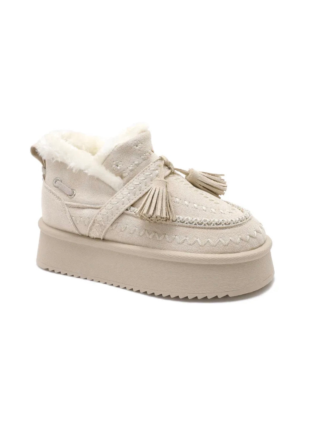 Boheme Boots beige - Premium Boho Boots