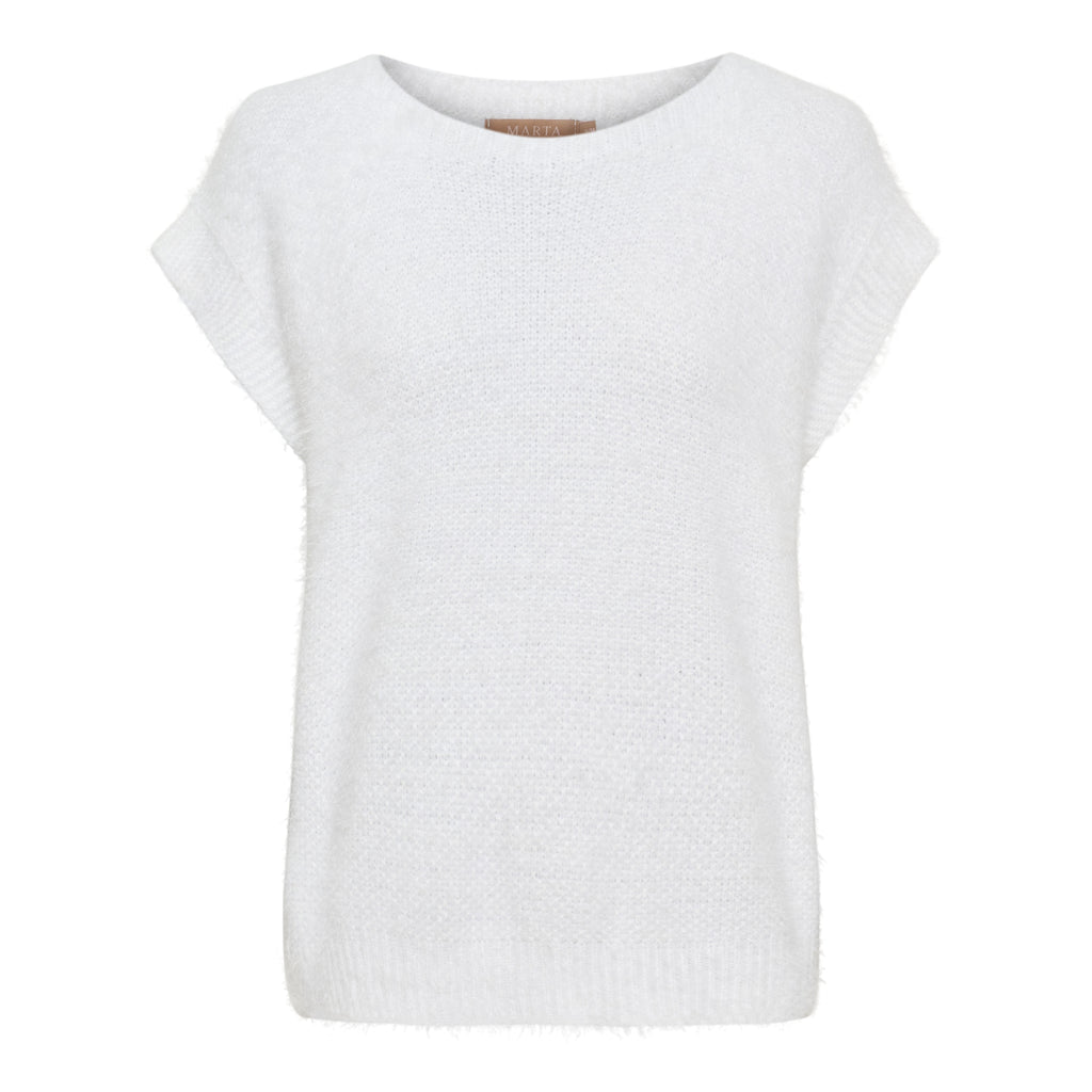 Marta du Chateau Laya – stickad väst i offwhite