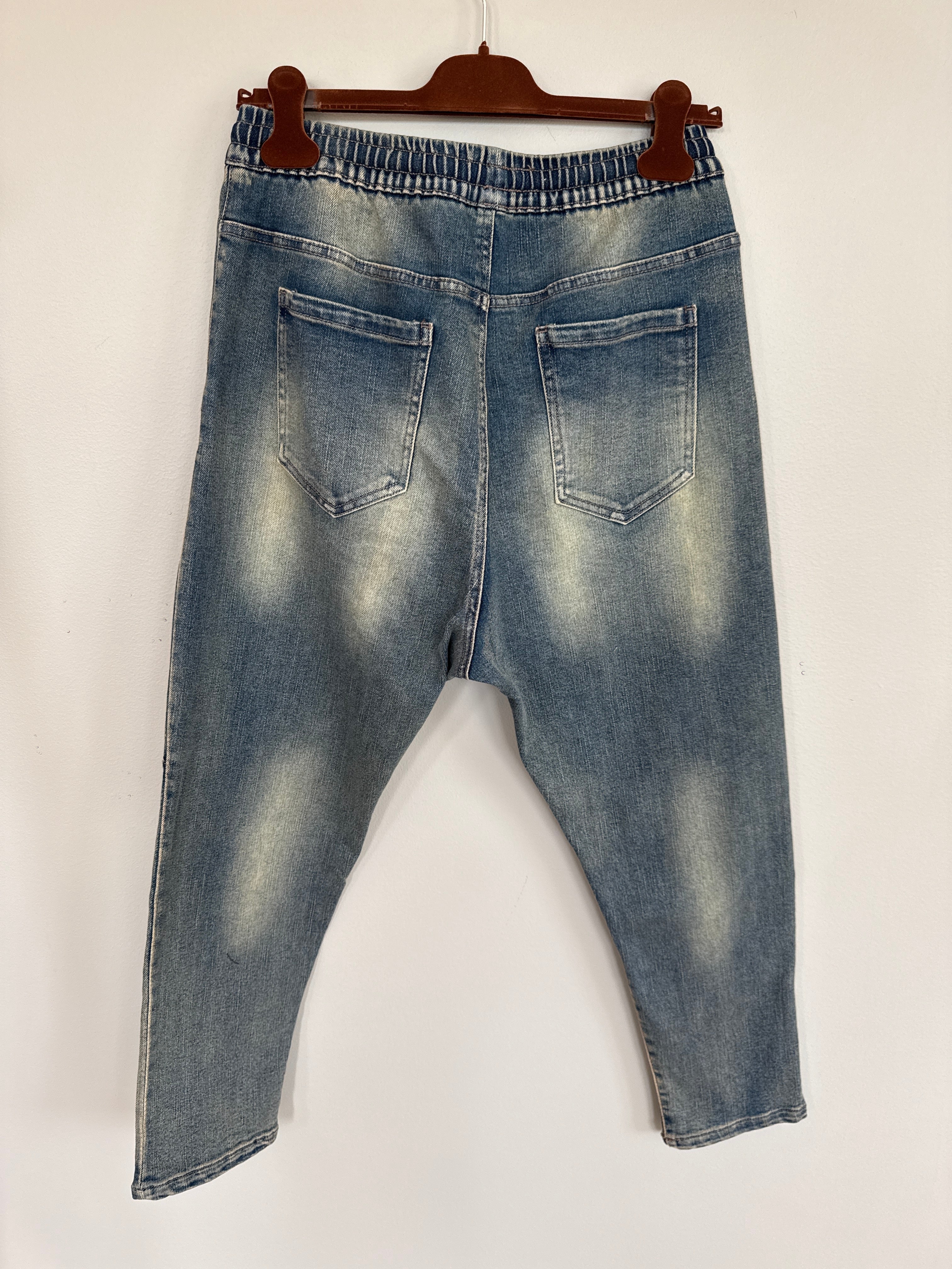 Anissa Jeans – Cargo Harem Denim