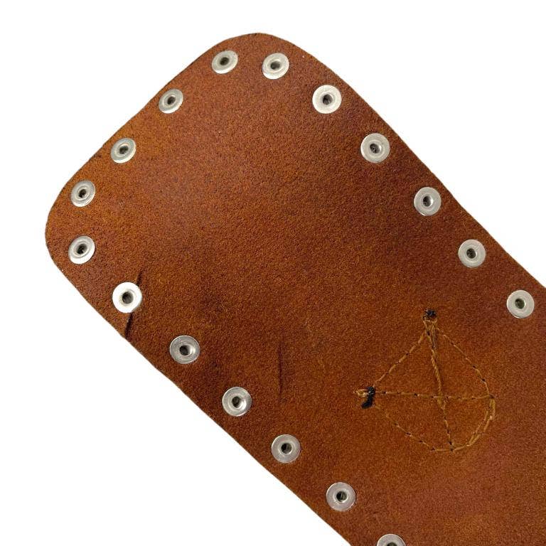 Exklusivt Handgjort Läderbälte med Sidonitar: Svart