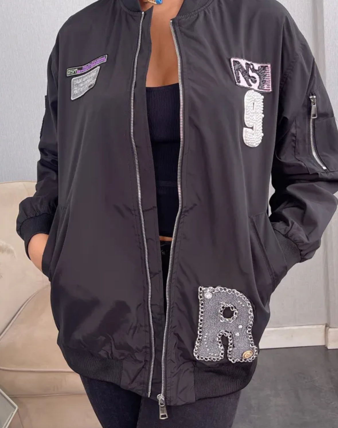 Pilot Patch Jacket – Black Edition