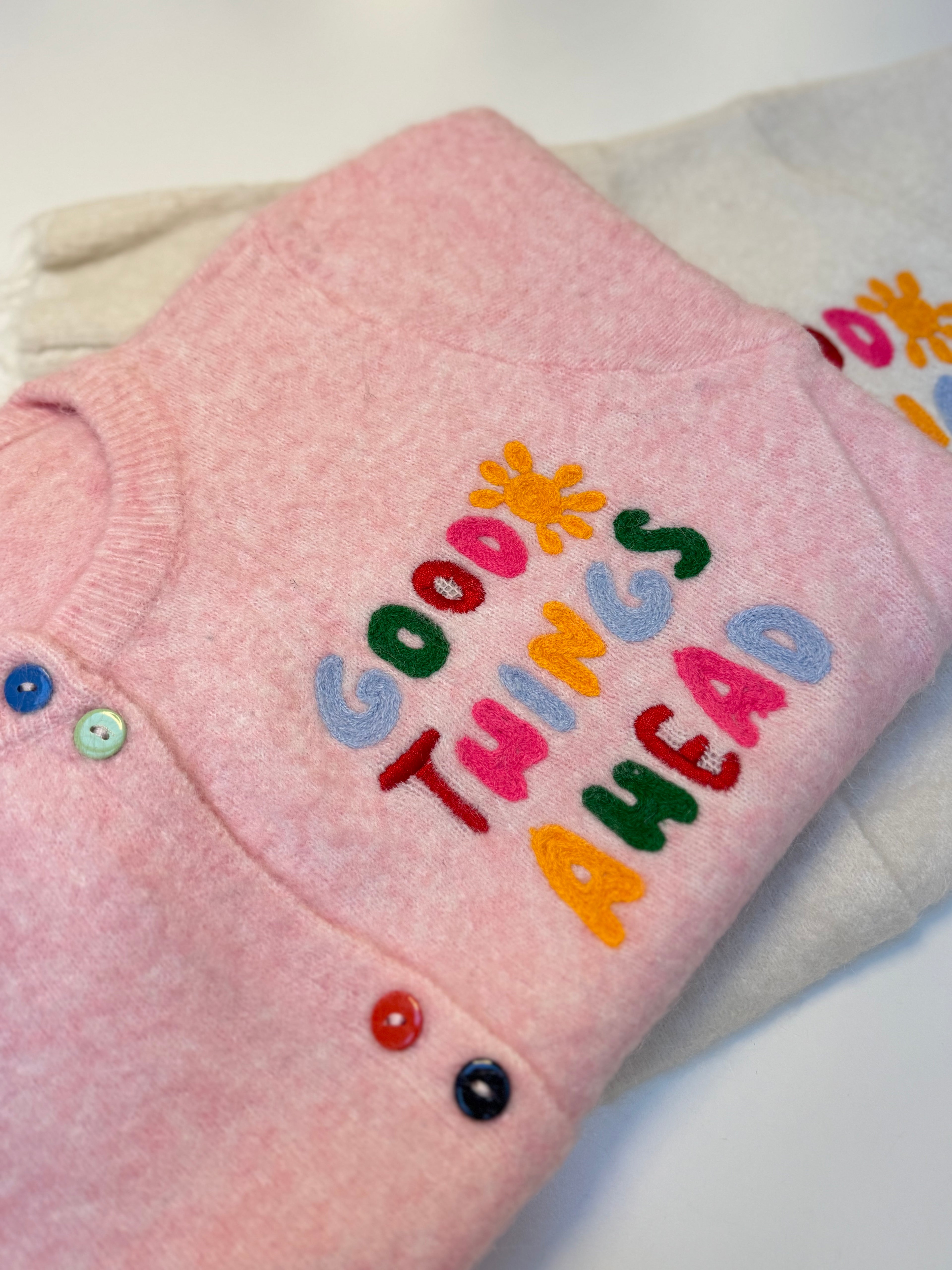 Cardigan "Good things Ahead"