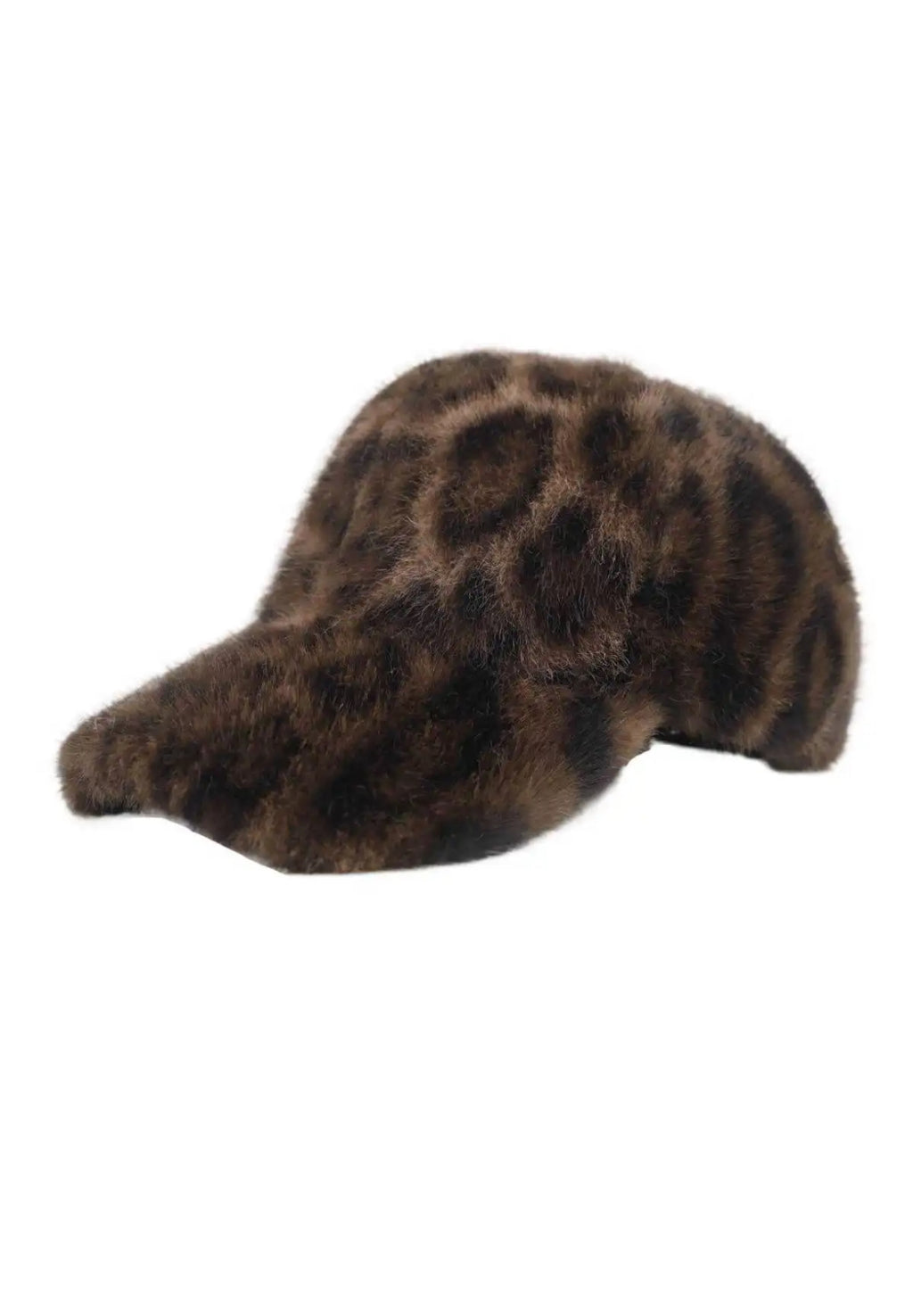 Leo keps fake fur brun