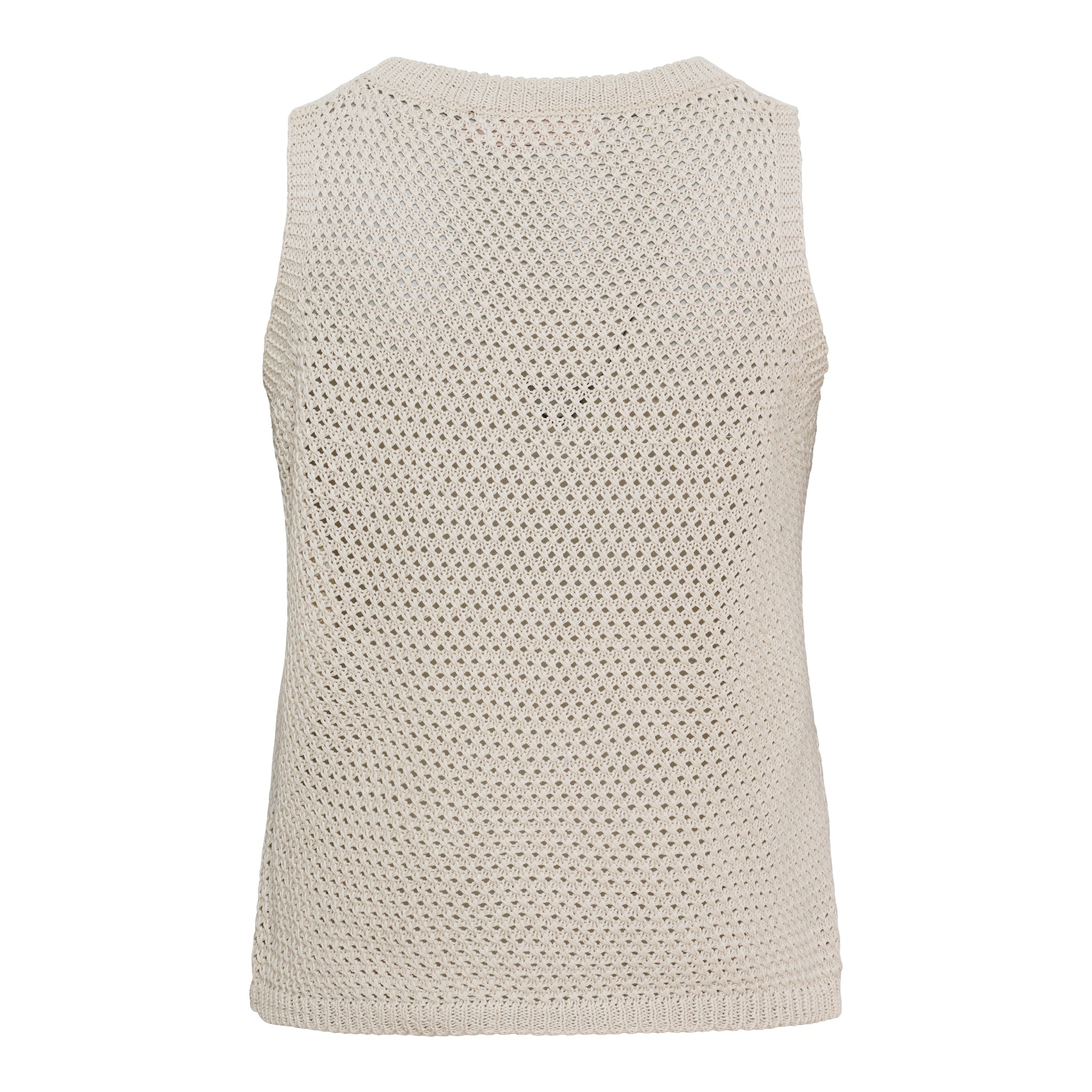 Nayla Knit Top – Beige | Marta du Chateau