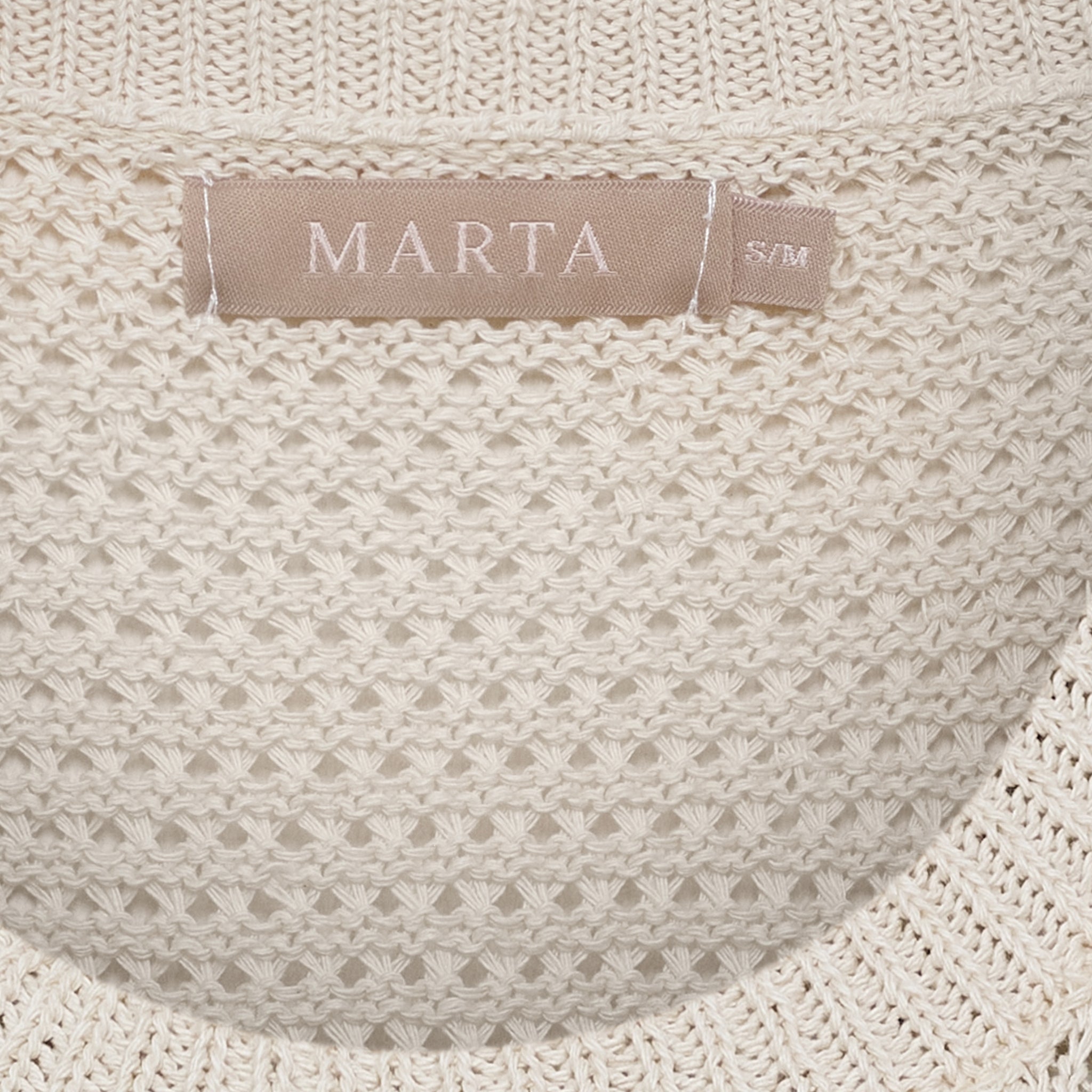 Nayla Knit Top – Beige | Marta du Chateau