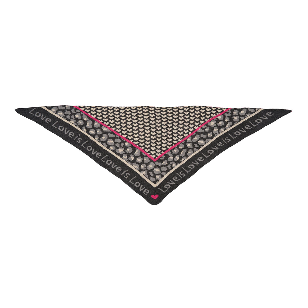 Mdc Clio Scarf - Love is Love - Svart