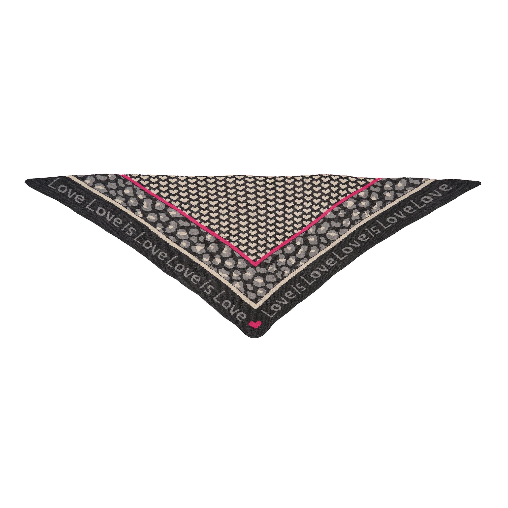Mdc Clio Scarf - Love is Love - Svart