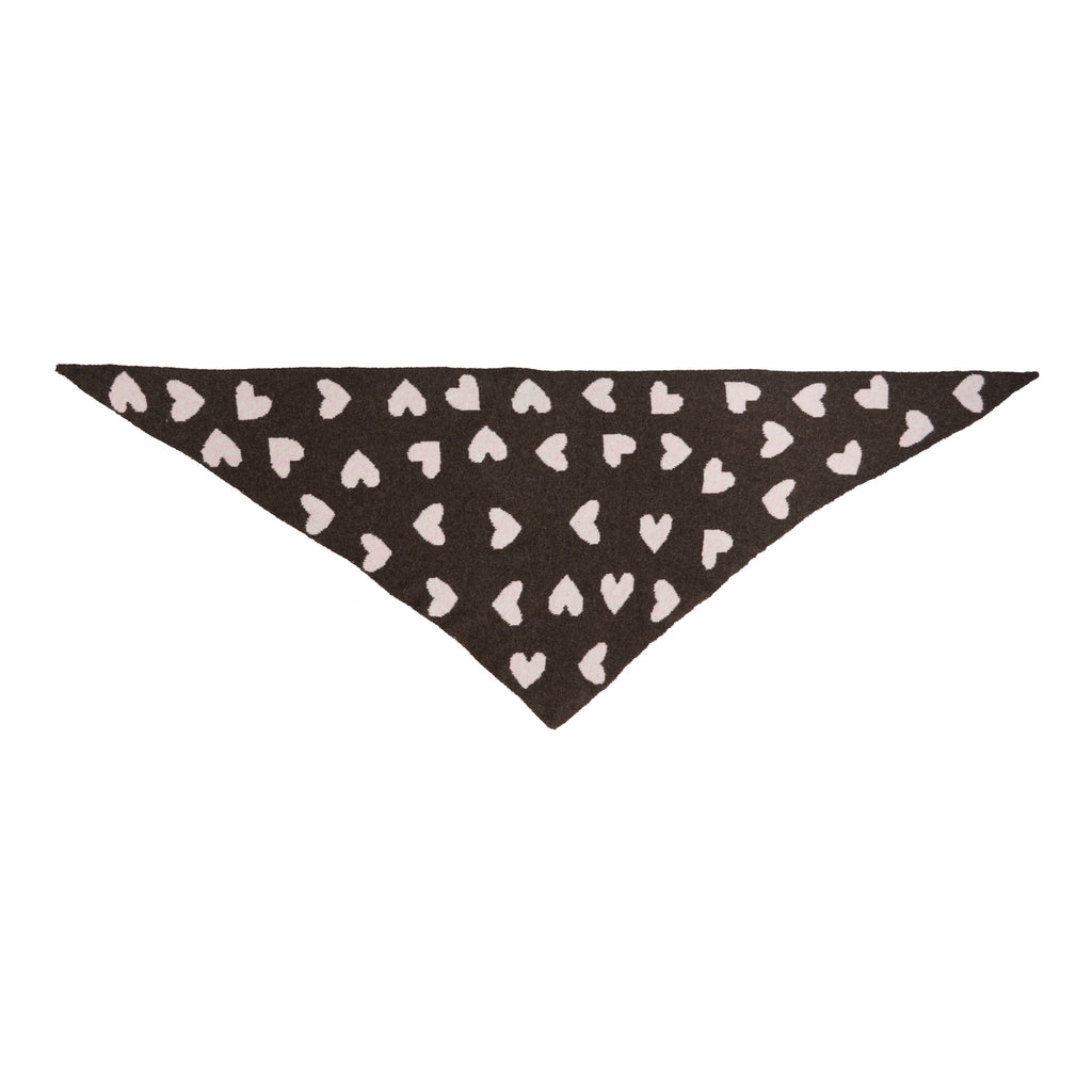 Toppy Heart Scarf – Mjuk halsduk med hjärtmönster | Marta du Château
