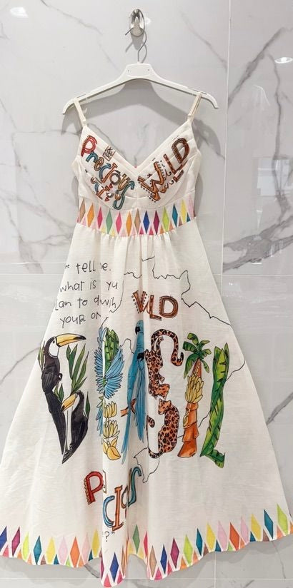 Sommarklänning Brasil – Boho Linne & Polyester