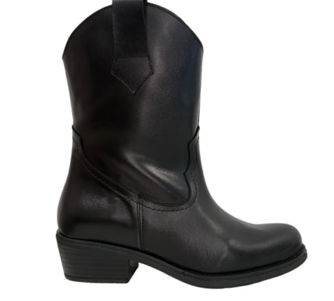 Lauren Cowboy Boot – Black
