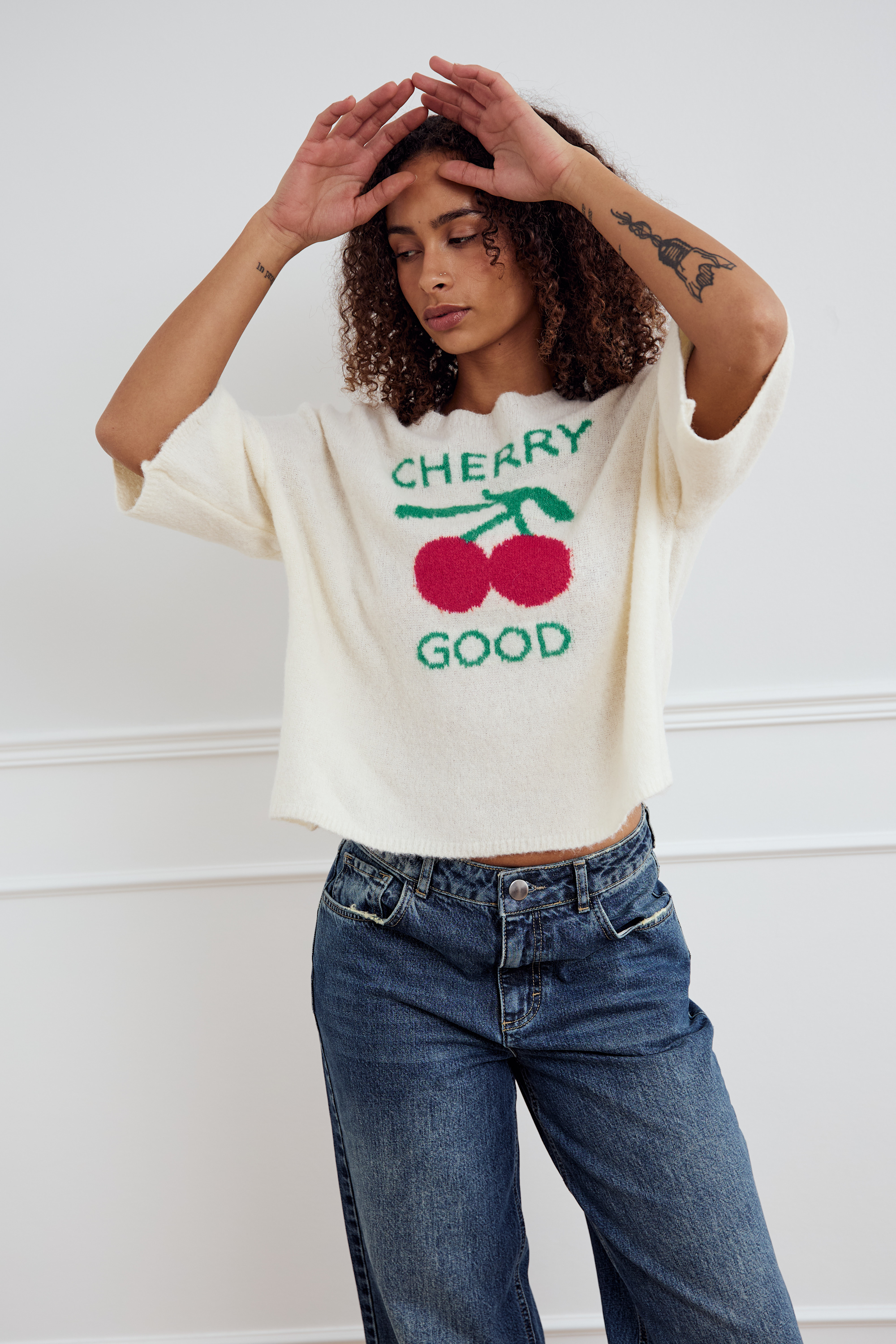 Cherry Good Knit Ivory